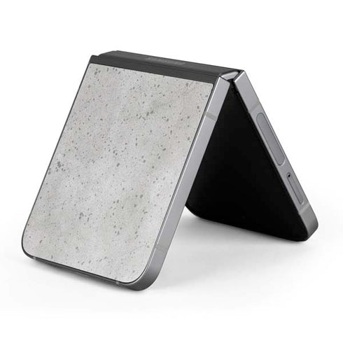 Light Grey Concrete Galaxy Z Flip6 Skin